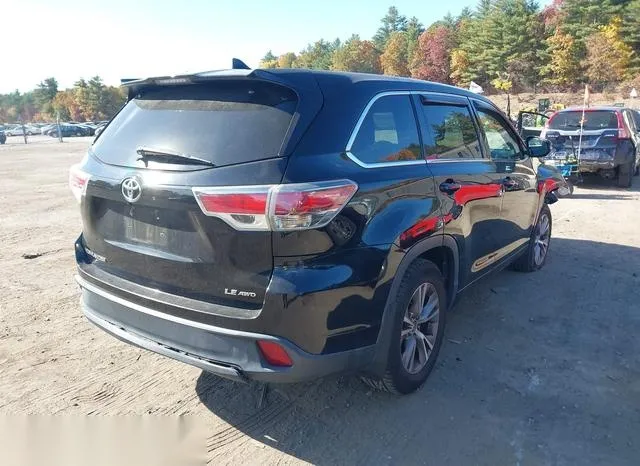 5TDBKRFH7GS320847 2016 2016 Toyota Highlander- Le Plus V6 4