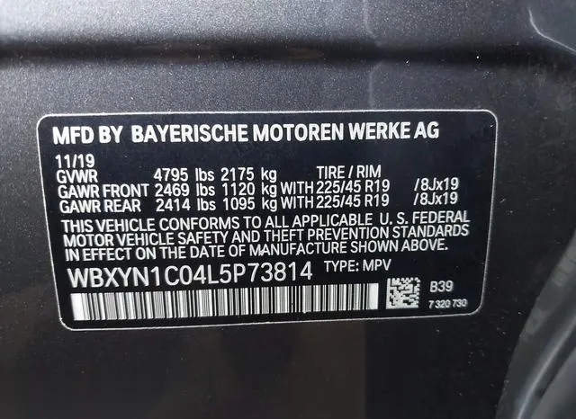 WBXYN1C04L5P73814 2020 2020 BMW X2- M35I 9