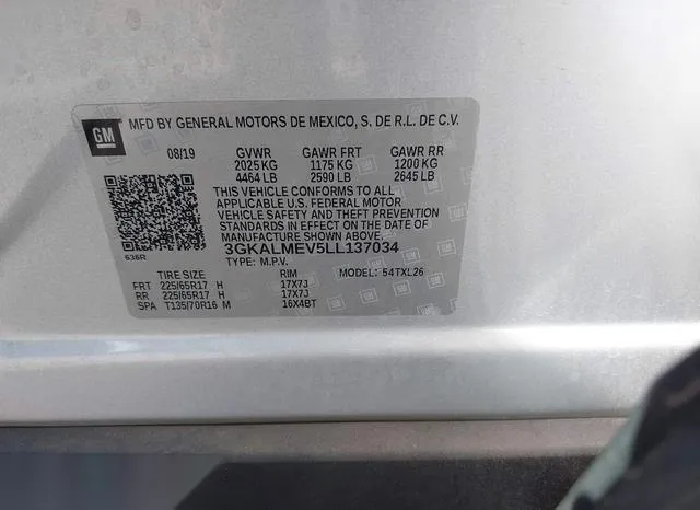 3GKALMEV5LL137034 2020 2020 GMC Terrain- Fwd Sle 9