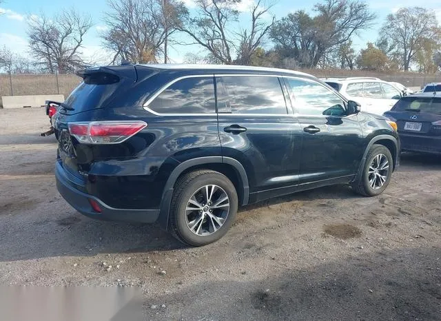 5TDJKRFHXGS236324 2016 2016 Toyota Highlander- Xle V6 4