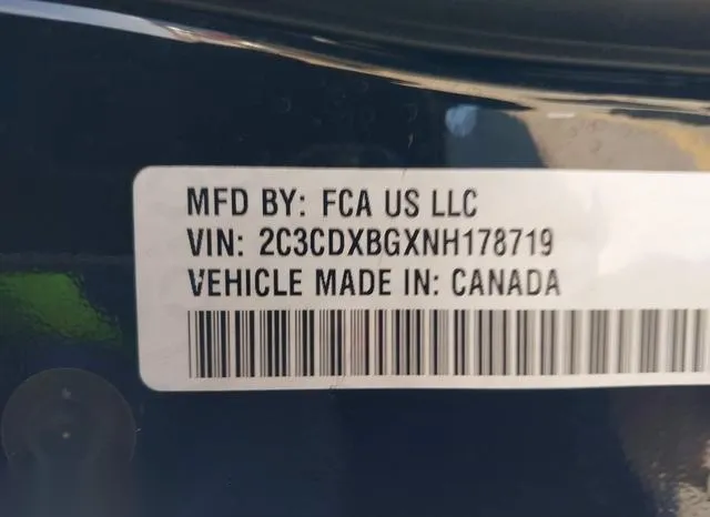 2C3CDXBGXNH178719 2022 2022 Dodge Charger- Sxt Rwd 9