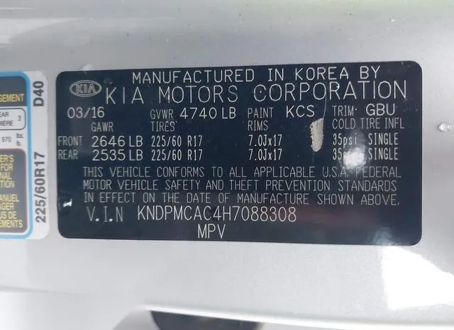 KNDPMCAC4H7088308 2017 2017 KIA Sportage- LX 9