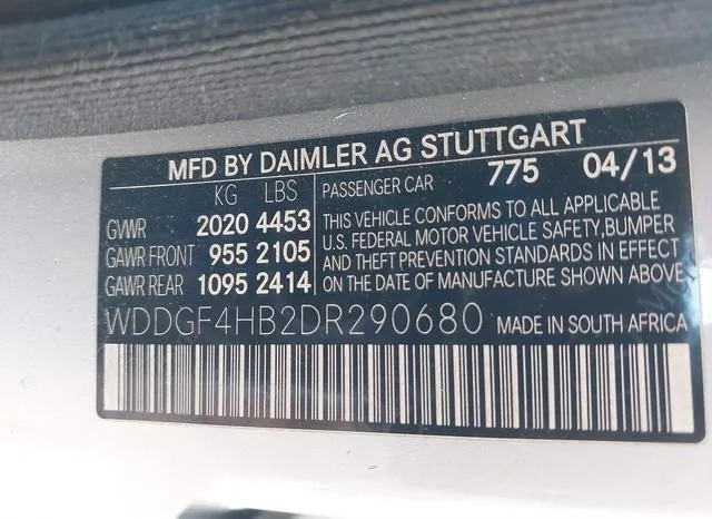 WDDGF4HB2DR290680 2013 2013 Mercedes-Benz C 250- Luxury/Sport 9