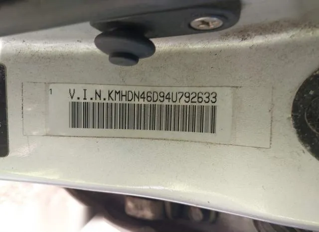 KMHDN46D94U792633 2004 2004 Hyundai Elantra- Gls/Gt 9