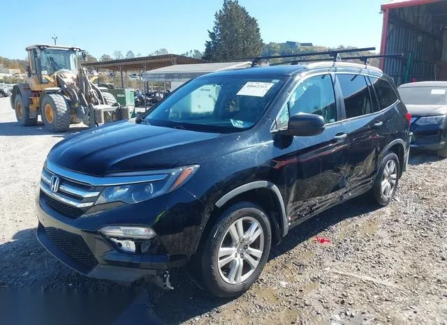 5FNYF6H16JB054195 2018 2018 Honda Pilot- LX 2