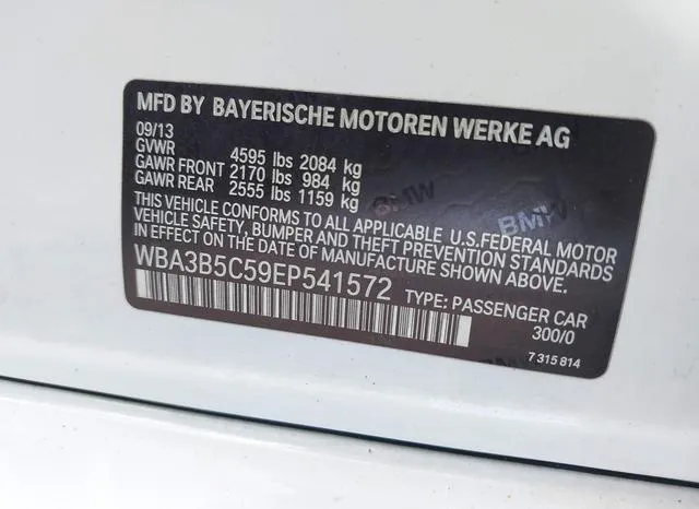 WBA3B5C59EP541572 2014 2014 BMW 3 Series- 328I Xdrive 9