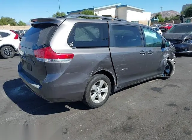 5TDKK3DC4ES444544 2014 2014 Toyota Sienna- Le V6 8 Passenger 4