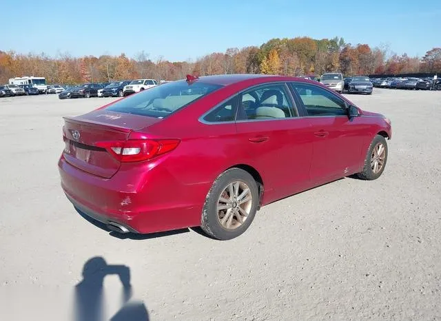 5NPE24AF6GH393946 2016 2016 Hyundai Sonata 4