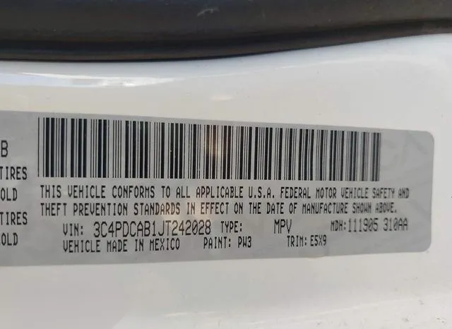 3C4PDCAB1JT242028 2018 2018 Dodge Journey- SE 9