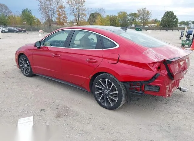 5NPEH4J27MH090648 2021 2021 Hyundai Sonata- Limited 3