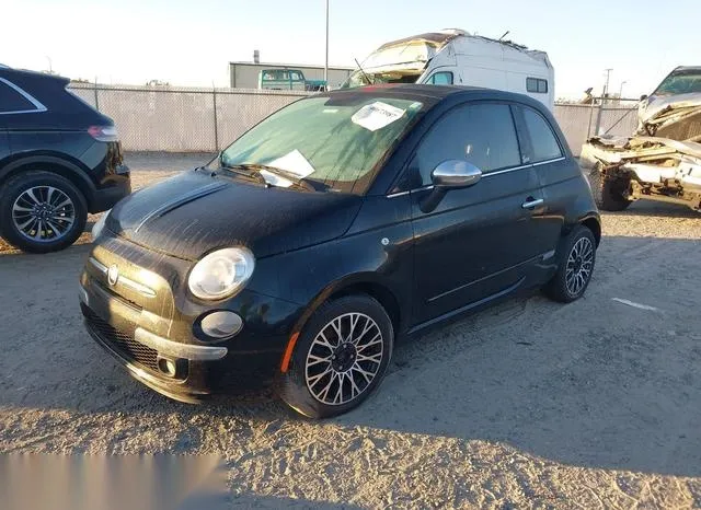 3C3CFFER2CT296043 2012 2012 Fiat 500- C Lounge 2