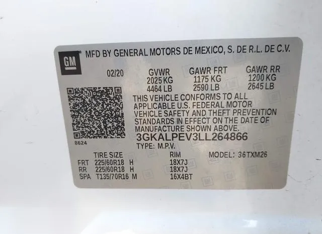 3GKALPEV3LL264866 2020 2020 GMC Terrain- Fwd Slt 9