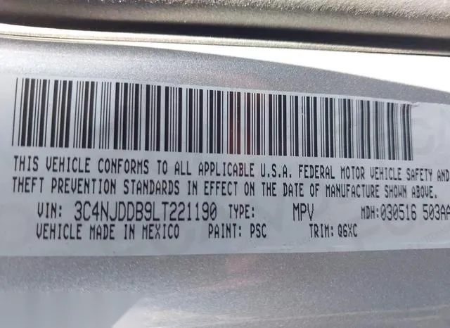 3C4NJDDB9LT221190 2020 2020 Jeep Compass- Trailhawk 4X4 9