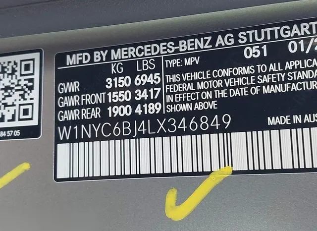 W1NYC6BJ4LX346849 2020 2020 Mercedes-Benz G 550- 4Matic 9