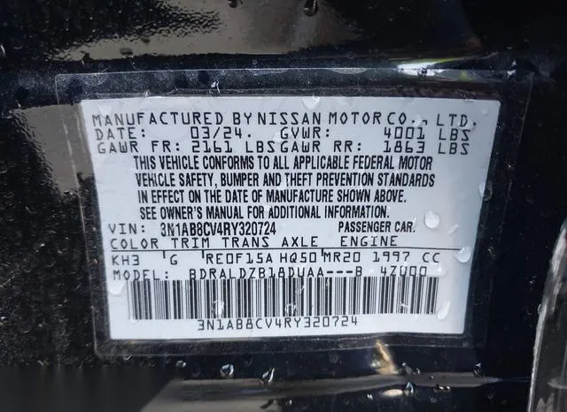 3N1AB8CV4RY320724 2024 2024 Nissan Sentra- Sv Xtronic Cvt 9