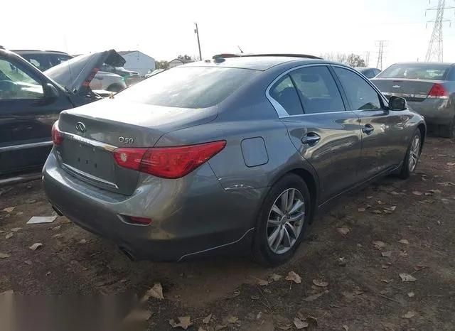 JN1BV7AR0EM705545 2014 2014 Infiniti Q50- Premium 4