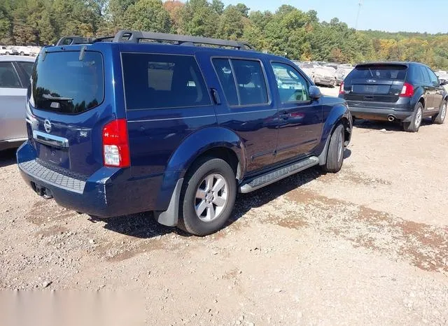 5N1AR18U98C637644 2008 2008 Nissan Pathfinder- SE 4