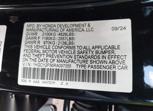 1HGCY2F56RA097055 2024 2024 Honda Accord- Hybrid Sport 9