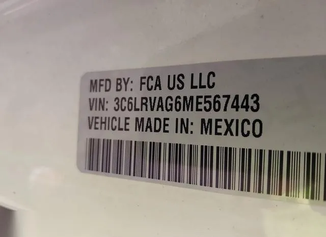 3C6LRVAG6ME567443 2021 2021 RAM Promaster- 1500 Low Roof 13 9