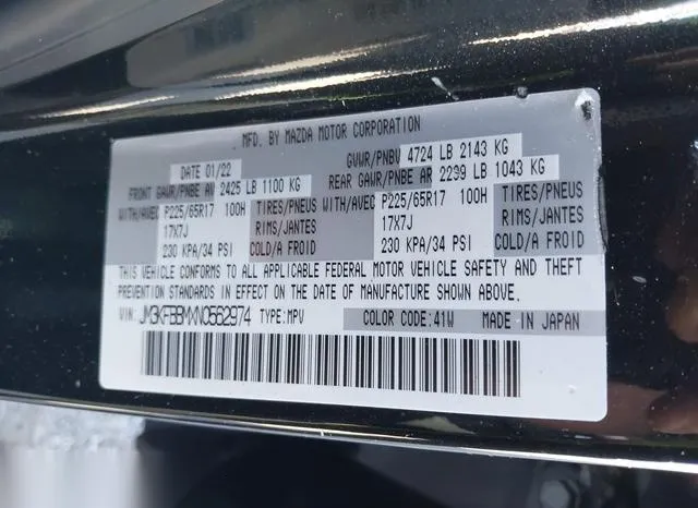 JM3KFBBMXN0562974 2022 2022 Mazda CX-5- 2-5 S Select 9