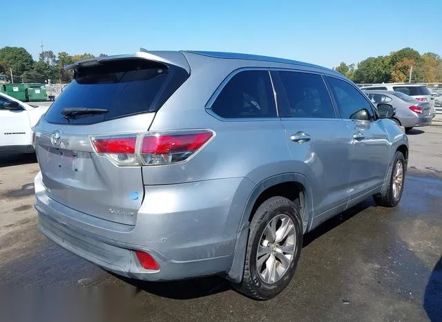 5TDJKRFH9FS201143 2015 2015 Toyota Highlander- Xle V6 4