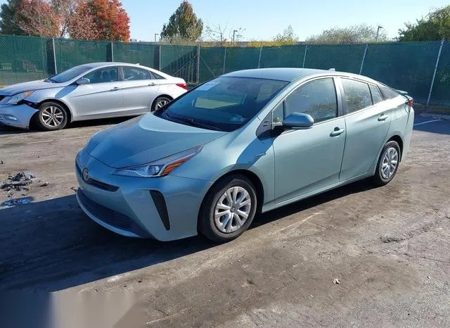 JTDKAMFU0M3144840 2021 2021 Toyota Prius- L Eco 2