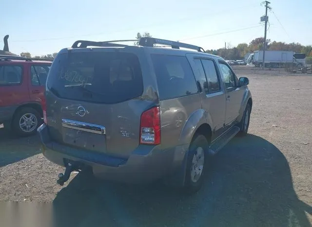 5N1AR18W06C627969 2006 2006 Nissan Pathfinder- SE 4