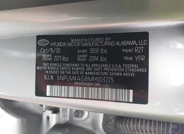 5NPLM4AG8MH003225 2021 2021 Hyundai Elantra- Sel 9