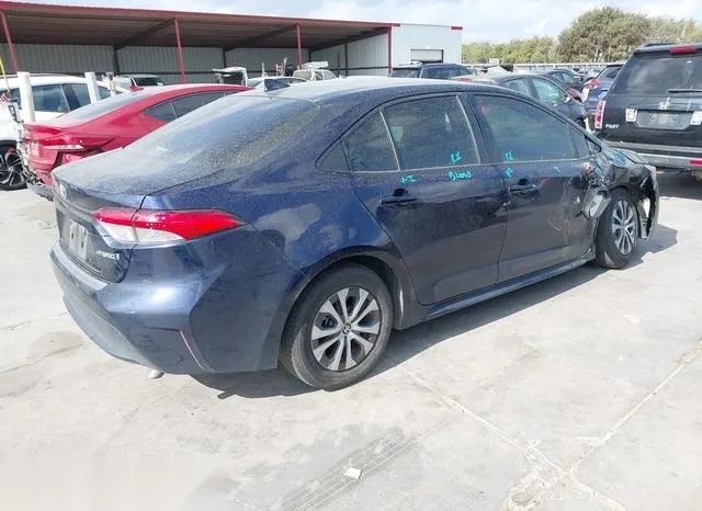 JTDEAMDE6MJ031172 2021 2021 Toyota Corolla- Hybrid Le 4