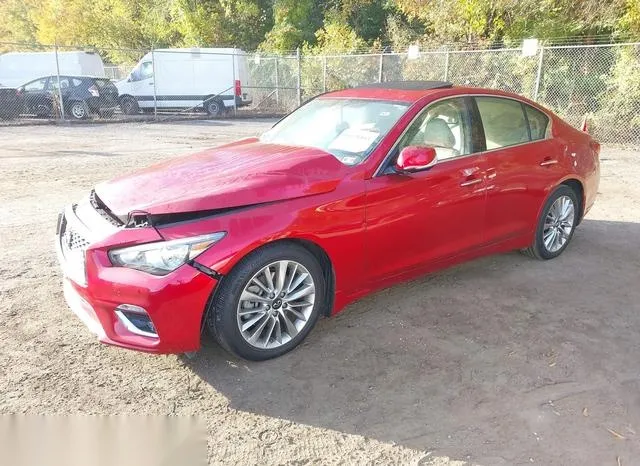 JN1EV7BRXMM752754 2021 2021 Infiniti Q50- Luxe Awd 2