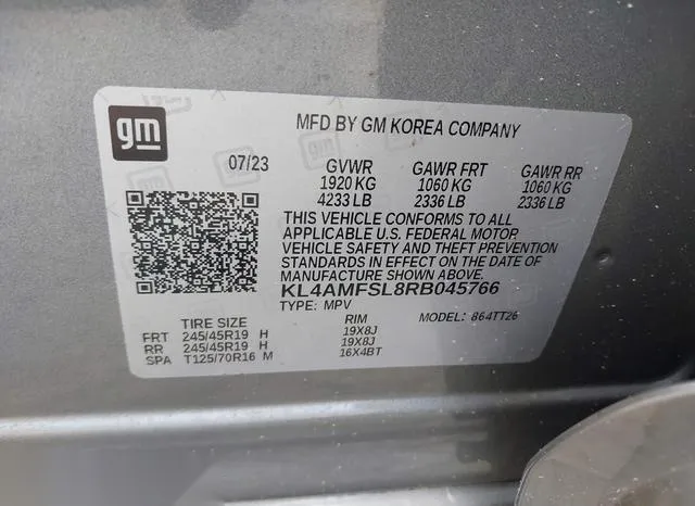 KL4AMFSL8RB045766 2024 2024 Buick Encore- GX Avenir Fwd 9