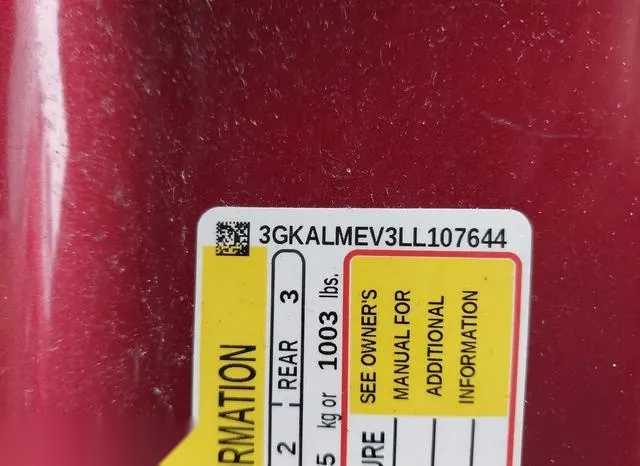 3GKALMEV3LL107644 2020 2020 GMC Terrain- Fwd Sle 9