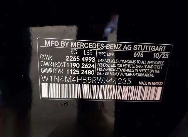 W1N4M4HB5RW344235 2024 2024 Mercedes-Benz GLB-Class- GLB250 9