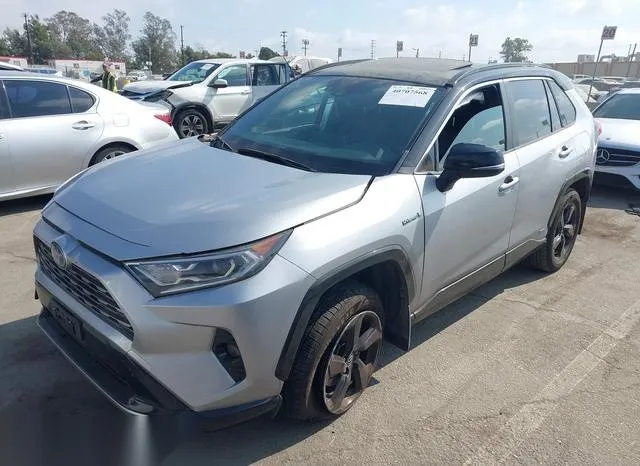 JTMEWRFV7KJ022912 2019 2019 Toyota RAV4- Hybrid Xse 2