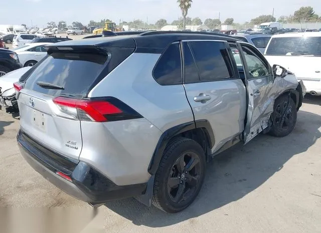 JTMEWRFV7KJ022912 2019 2019 Toyota RAV4- Hybrid Xse 4