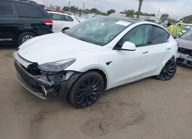 7SAYGDEF2NF362667 2022 2022 Tesla Model Y- Performance Dual 2