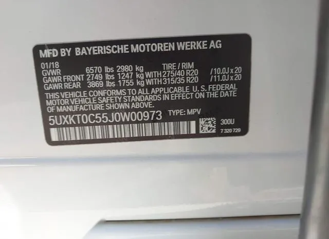 5UXKT0C55J0W00973 2018 2018 BMW X5- Edrive Xdrive40E Iperfo 9