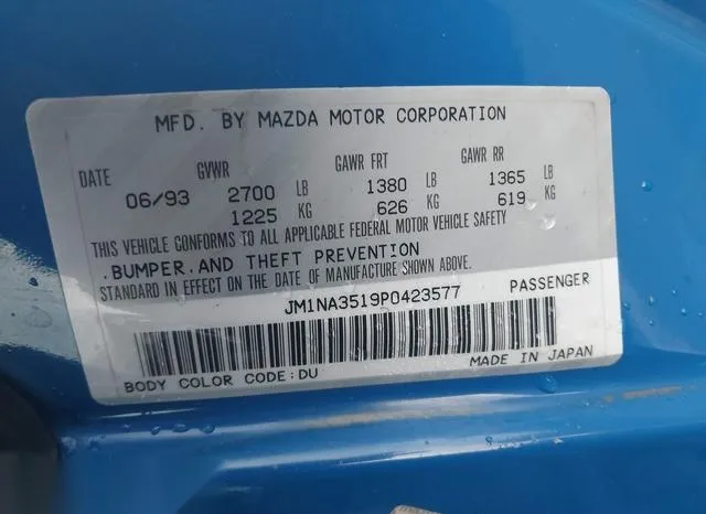 JM1NA3519P0423577 1993 1993 Mazda MX-5- Miata 9