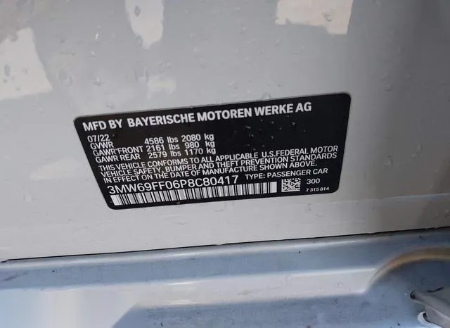 3MW69FF06P8C80417 2023 2023 BMW 3 Series- 330I 9