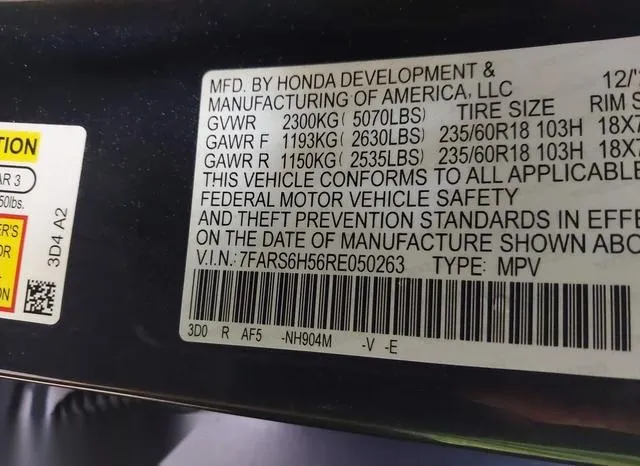 7FARS6H56RE050263 2024 2024 Honda CR-V- Hybrid Sport 9