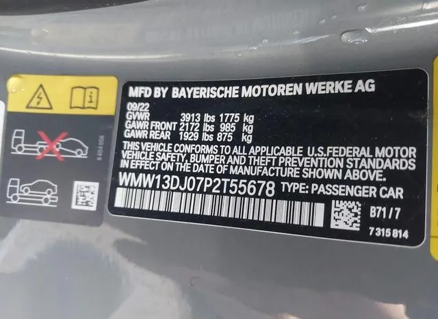 WMW13DJ07P2T55678 2023 2023 Mini Se Hardtop- Cooper 9