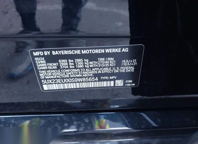 5UX23EU00S9W85654 2025 2025 BMW X5- Xdrive40I 9