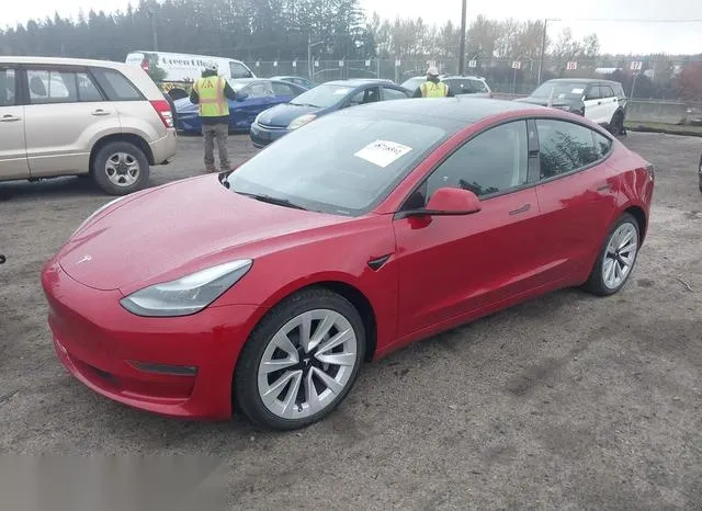 5YJ3E1EB8NF273081 2022 2022 Tesla Model 3- Long Range Dual 2