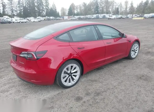 5YJ3E1EB8NF273081 2022 2022 Tesla Model 3- Long Range Dual 4