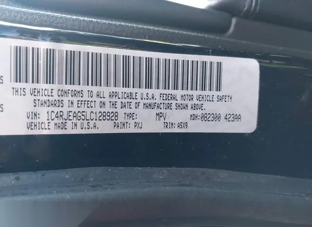 1C4RJEAG5LC128928 2020 2020 Jeep Grand Cherokee- Laredo E 4X2 9