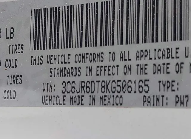 3C6JR6DT8KG506165 2019 2019 RAM 1500- Classic Tradesman  4X 9