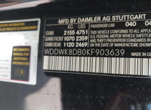 WDDWK8DB0KF903639 2019 2019 Mercedes-Benz C 300 9