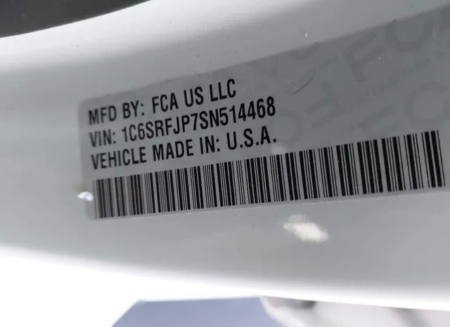 1C6SRFJP7SN514468 2025 2025 RAM 1500- Laramie  4X4 5-7 Box 9