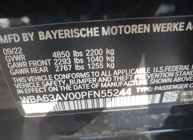 WBA63AV00PFN55244 2023 2023 BMW 430i Gran Coupe 9