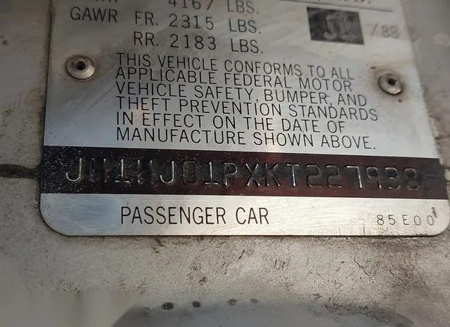 JN1HJ01PXKT227938 1989 1989 Nissan Maxima 9